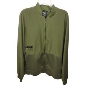Nike Dri-FIT Training Jacket - Men's Medium - Rough Green (Olive)